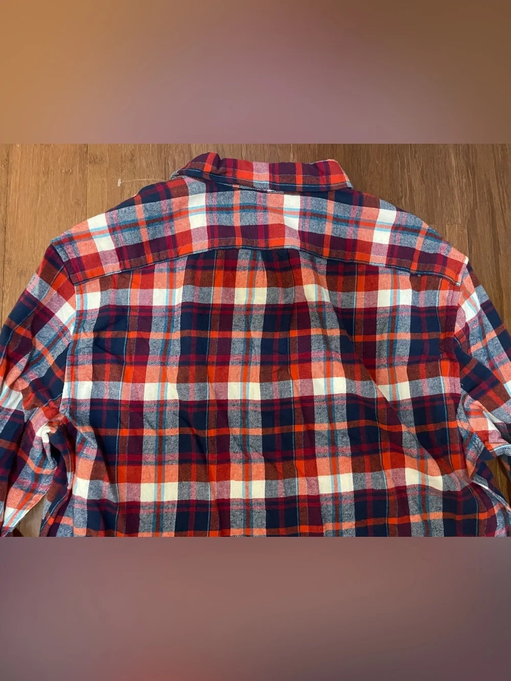 J Crew Flannel Shirt NWT Mens XL Slim Fit Red Blue